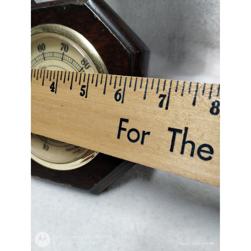 Springfield Manchester Weather Station Thermometer Barometer Hygrometer USA ASIS - Picture 9 of 12